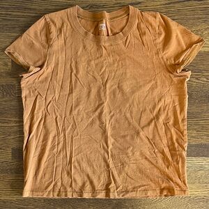 Madewell Burnt Orange Short Sleeve Tee Super Comfortable Size Medium